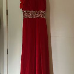 Red Long dress