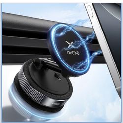 Brandnew Vacuum Magnetic Phone Holder for You Car 360° Adjustable 96LBS Ultra Suction Cup Car Phone Mount for MagSafe Cell Phone Holders for iPhone 17