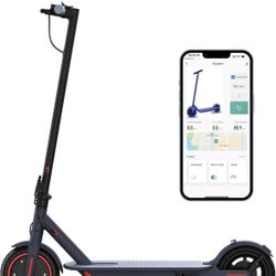 350W Motor, Max 21 Miles Long Range, 19Mph Top Speed, 8.5" Tires, Portable Folding Commuting Electric Scooter Adults with Dual Braking System and App 