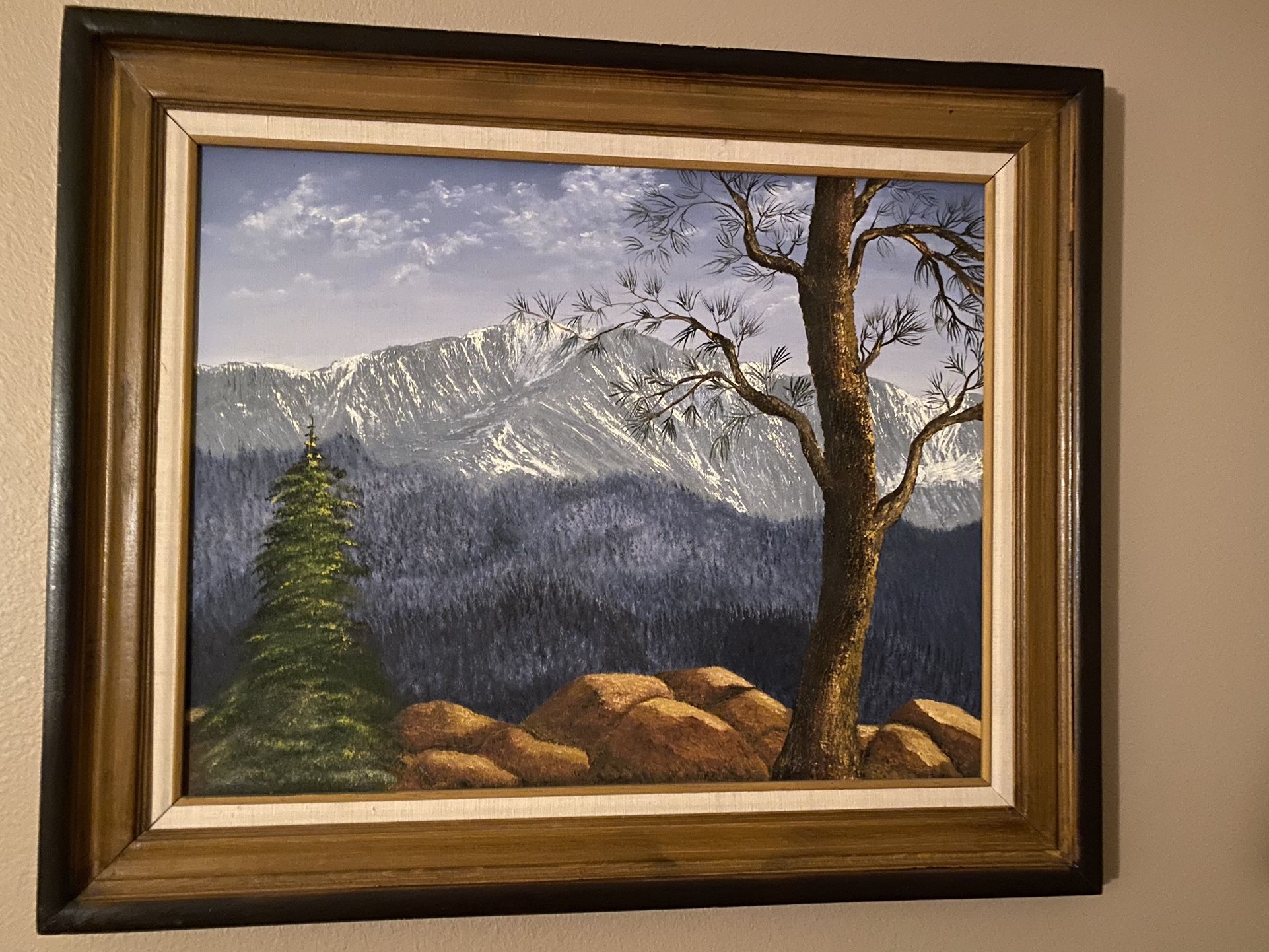 Pikes Peak, Colo Springs Painting