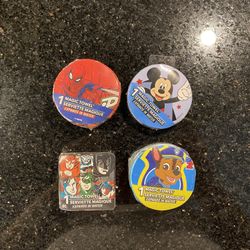 4 Magic Towels Expand in Water Spider-Man Mickey Justice League & Paw Patrol
