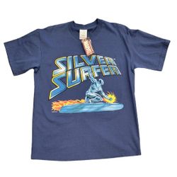 Vintage 2001 Marvel Silver Surfer Screen Stars Shirt Tee Size Large NWT
