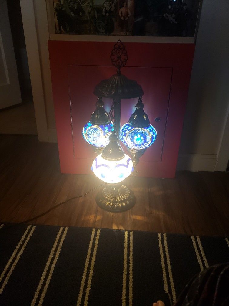 Turkish Moroccan Glass Lamp