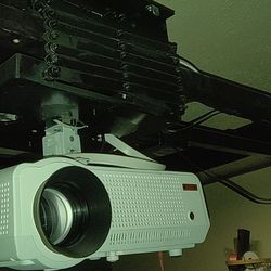 Projector and lowering mechanism