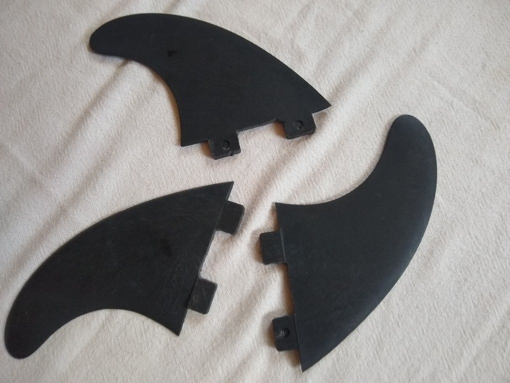 Fcs Fin Set Surfboard 2 Tab Composite 4.5" Medium Size Dhd Al Merrick Pyzel Surfing Gear Rusty Brewer Fcd Tomo