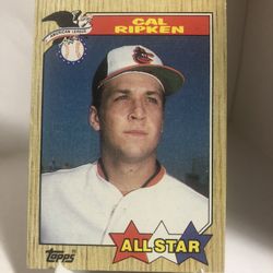 1987 Topps All Star Cal Ripken Card #609
