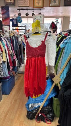 Girls devil Halloween costume dress