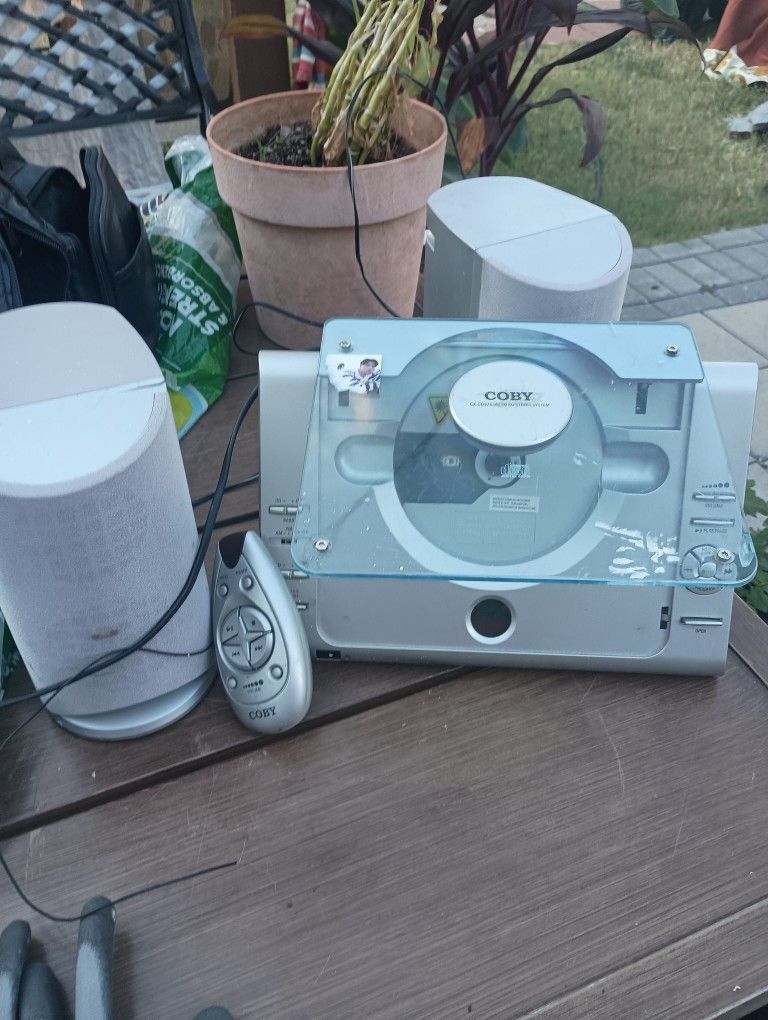 COBY CX-CD375MICRO CD STEREO SYSTEM
