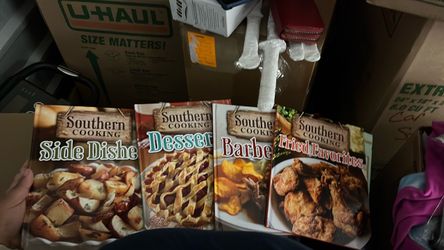 Southern Cooking Cookbook Set of 4