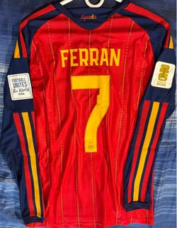 Spain Home Ferran Jersey, 2026 World Cup