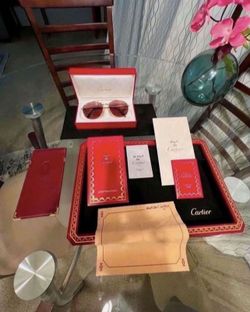 Vintage Aviator Cartier Sunglasses 🕶️ Mid 1988 100% Authentic 