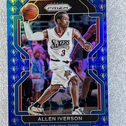 2021 Prizm #255 Allen Iverson - NBA 75th Anniversary Prizm 