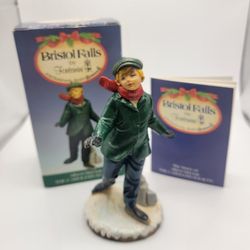 Vintage Fontanini 1992 Bristol Falls Caroler Society Albert Sinclair Figurine