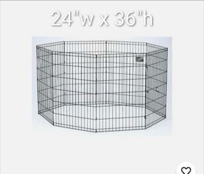 Outdoor Metal Pet Playard (only used once)