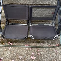 Bleacher Seats Foldable Portable 