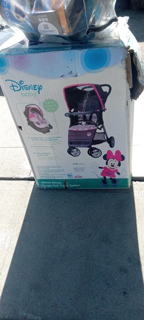 Minnie Mouse Stroller And Car Seat