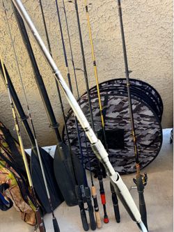 new Lew’s baitcaster rod / Ugly stick spinning rod