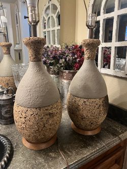 Two mid-century modern vintage lamps $225 for both pick up in Canyon country/Santa Clarita cross posted MQ