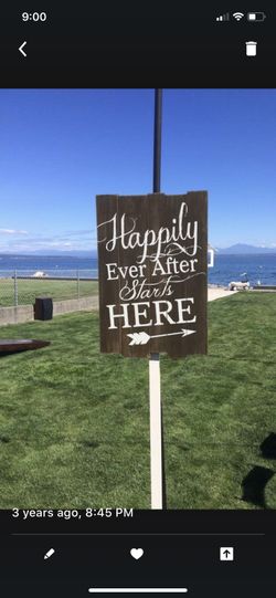 Wedding sign