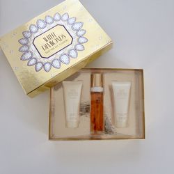 NEW Elizabeth Taylor White Diamonds Perfume 3-Piece Gift Set