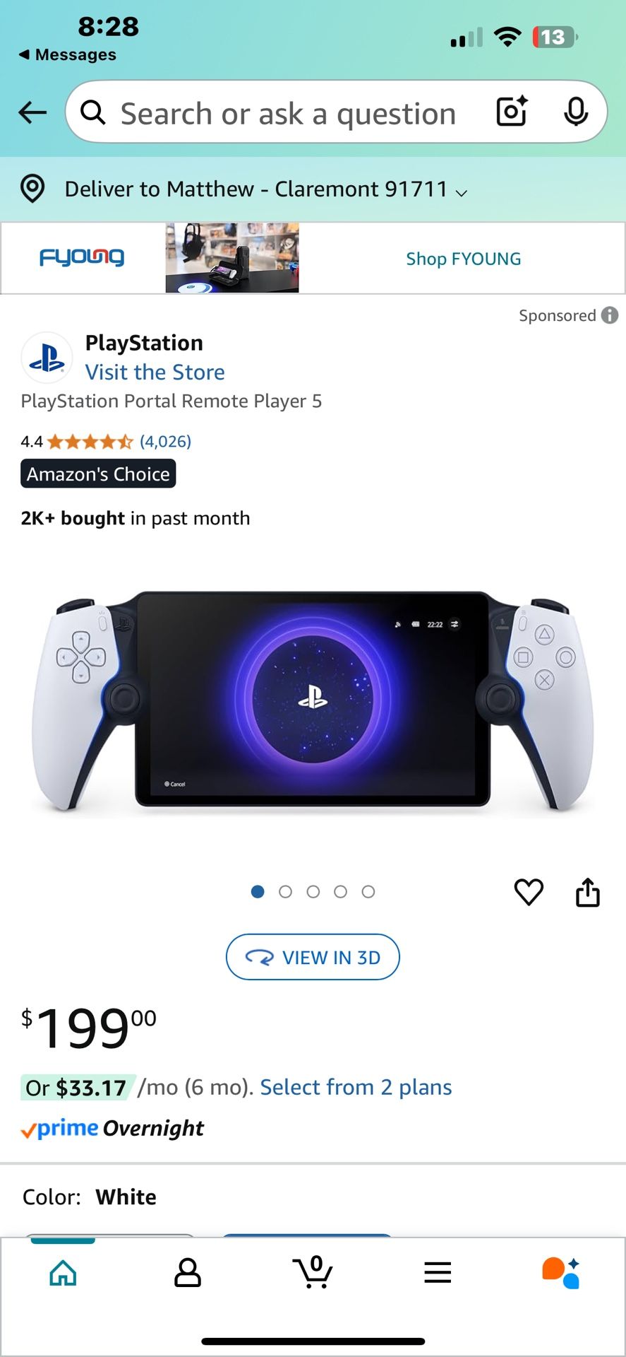 PlayStation Portal Remote Player 5