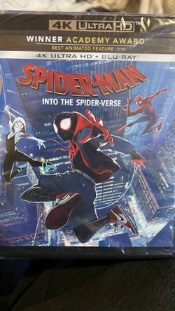 Spiderman Into The Spider-verse 4K Blu-ray