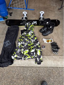 Snowboard and gear