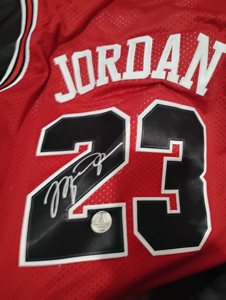 Michael Jordan Autograph Signed COA Jersey Chicago Bulls NBA Auto