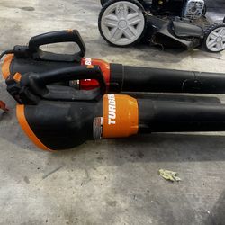 Two Blowers And Push Mower For Sale