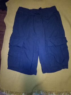 Boys H&M Black Cargo Shorts Size 14 Y