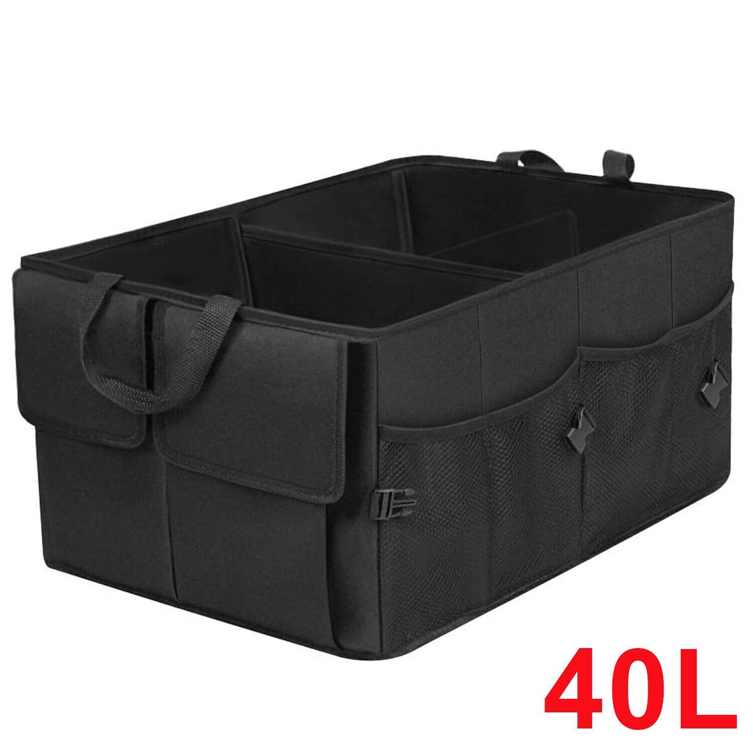 40L Trunk Cargo Organizer Folding Storage Collapse Bag Bin for Car