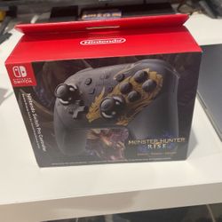 Nintendo Switch Pro Controller: Monster Hunter Rise Edition