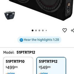Kicker Subwoofer Built-in Amplifier 