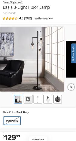 Basia 3 light floor lamp
