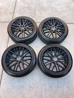 Drag 19in wheels 5x114.3 (5x4.5) tires 225/40r19 fit Honda Acura Toyota Lexus Nissan Infiniti Kia