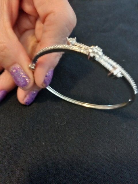 White Gold Bracelet 14 Karat With Diamonds