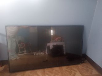 Large Flat Screen TV with stand