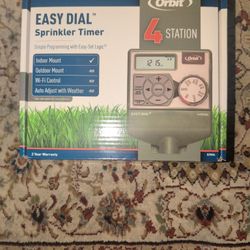 ORBIT 4 STATION EASY DIAL SPRINKLER TIMER