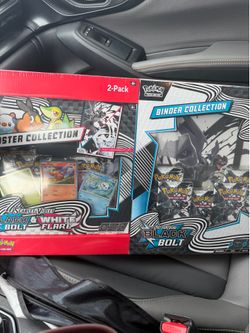 Pokemon Black Bolt Binder & Unova Poster Collection Box TRADE ONLY