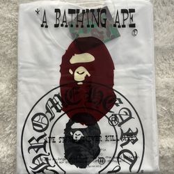 Chrome Hearts X Bape Tee size: Large