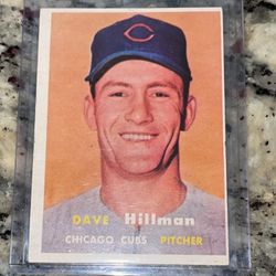 🔥Vintage Topps - 1957 Dave Hillman #351 ROOKIE Trading Card ⚾️🔥