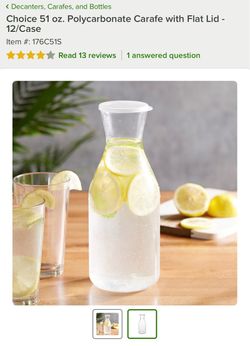51 oz Water Pitchers / Carafes