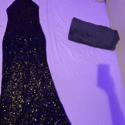 NovaLuxe, Sequin dress, Black,  Small