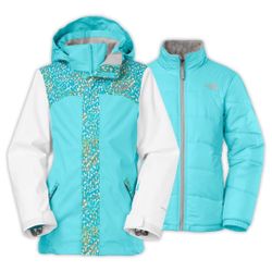 The North Face Girls’ Abbit Triclimate Jacket - Fortuna Blue