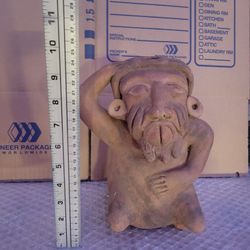 Mesoamerican terracotta clay figurine