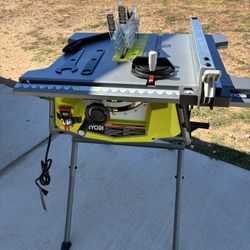 Ryobi Table Saw- 10’inch Corded In new Condition 