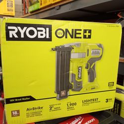 RYOBI ONE + 18V BRAD NAILER (TOOL ONLY)