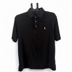 Ralph Lauren Black Polo Shirt Men’s