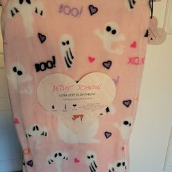 New Pink Ghost Blanket