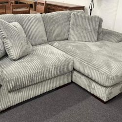 New/ Gray Sofa Chaise Sectional,seccional,couch/Delivery Available/Ask For A Discount Code/ Financing Options 